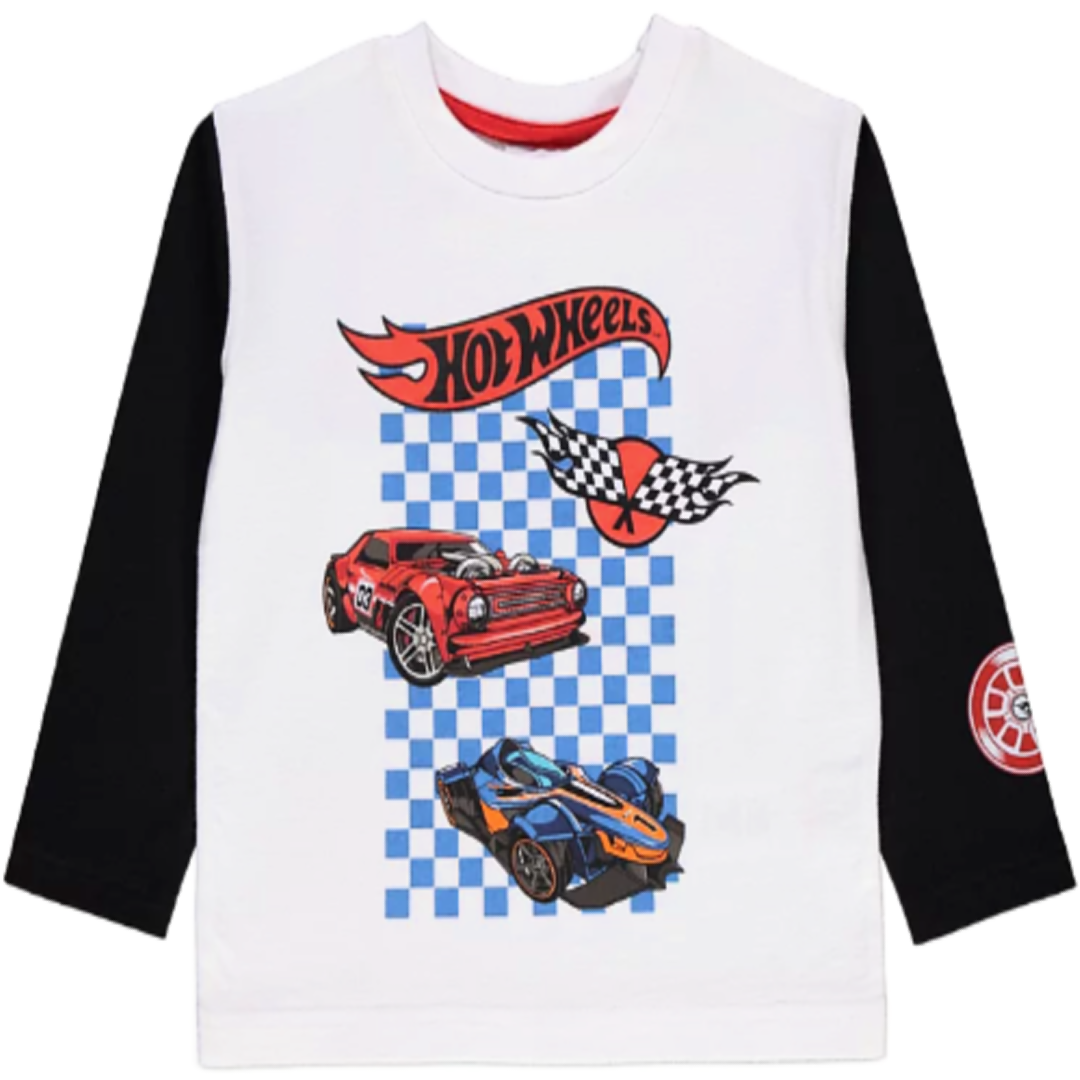 Hot Wheels | Race Car T-Shirt | Little Gecko