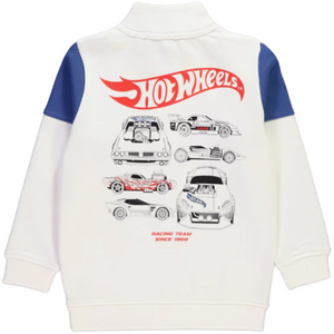 HOT WHEELS Blue/White Sweatshirt & Trackpants Set