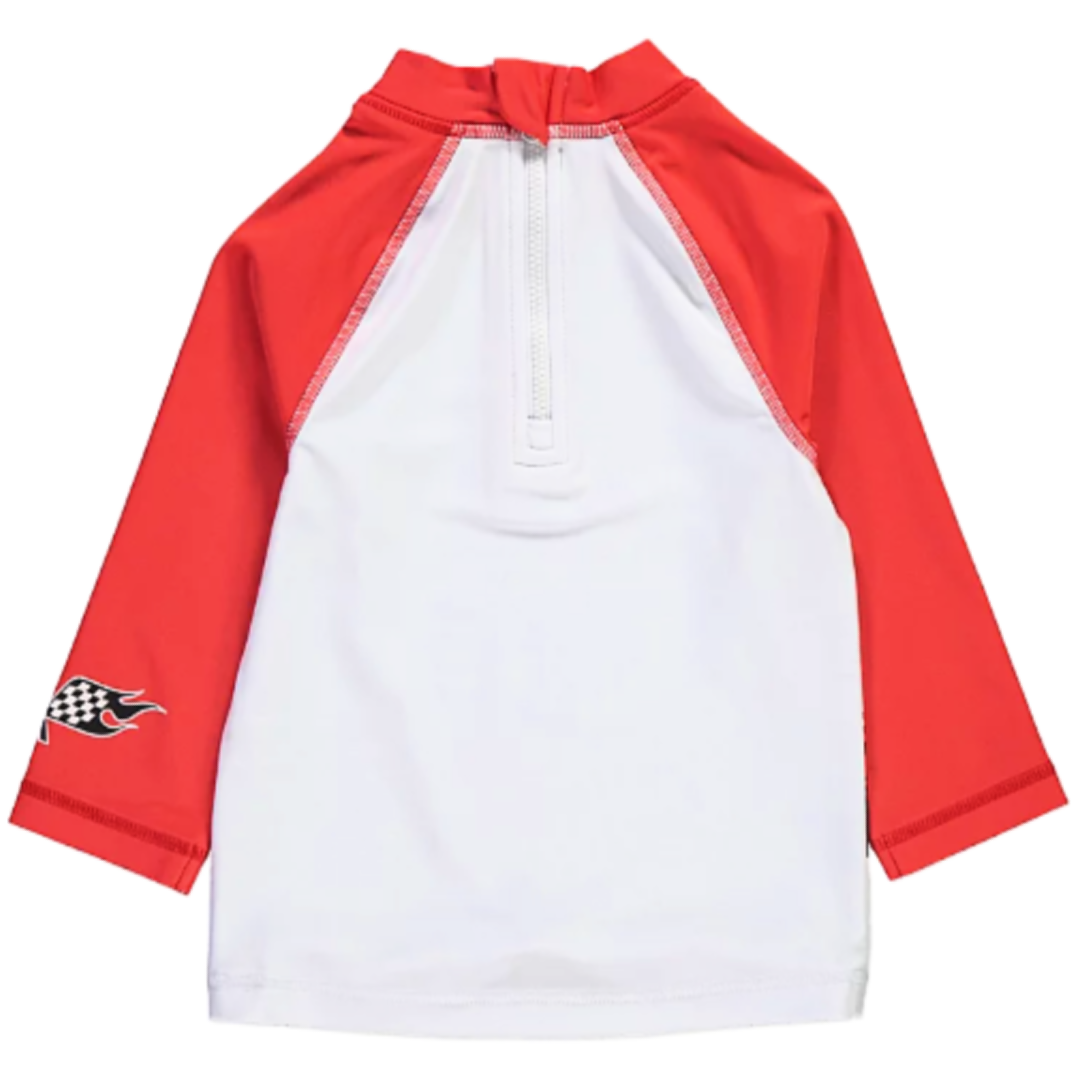 Hot Wheels | Rashie Swim Top | Little Gecko