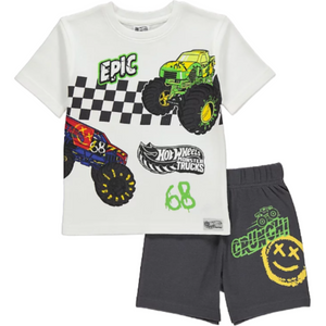 HOT WHEELS Monster Trucks Shortie Pyjama Set
