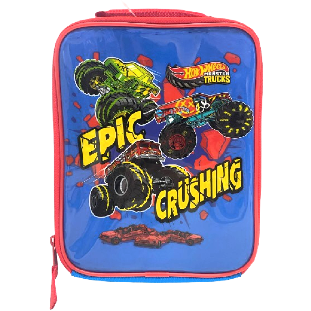 Hot Wheels | Insulated Lunch Bag | Little Gecko