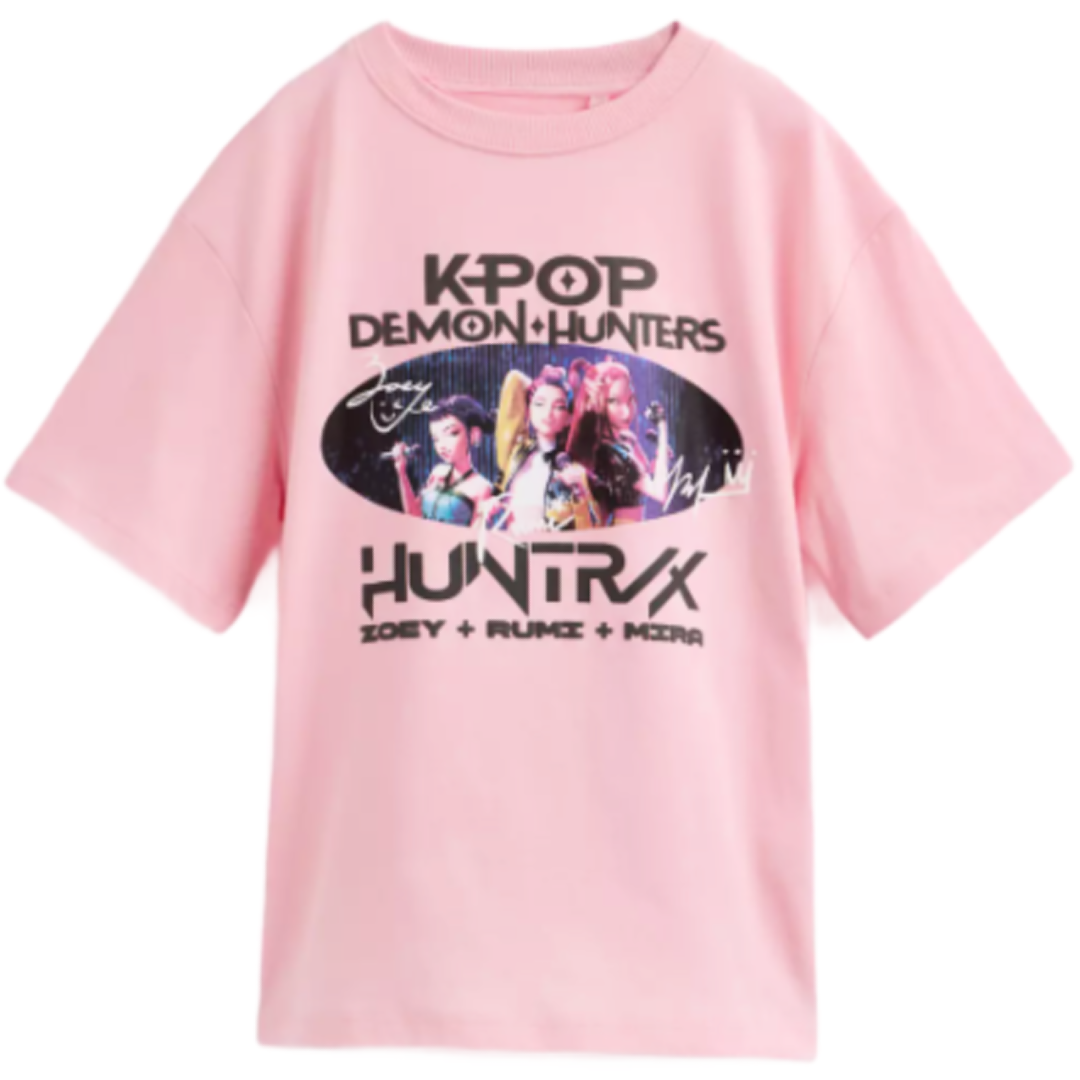KPop Demon Hunters | Pink T-Shirt | Little Gecko