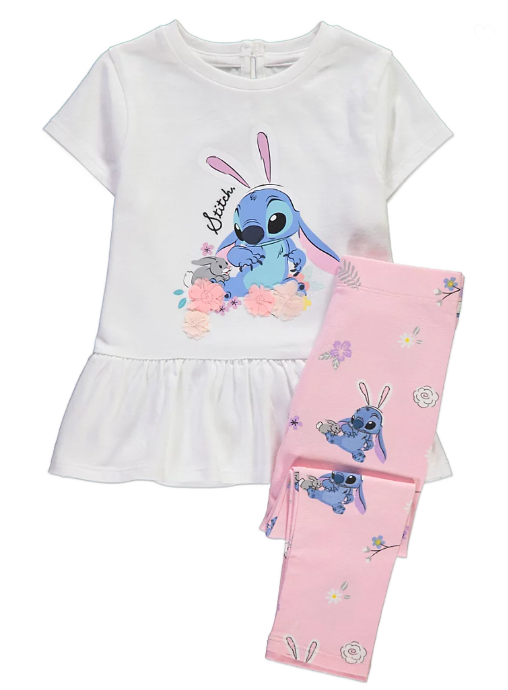 LILO & STITCH Short Sleeve T-Shirt & Leggings Set