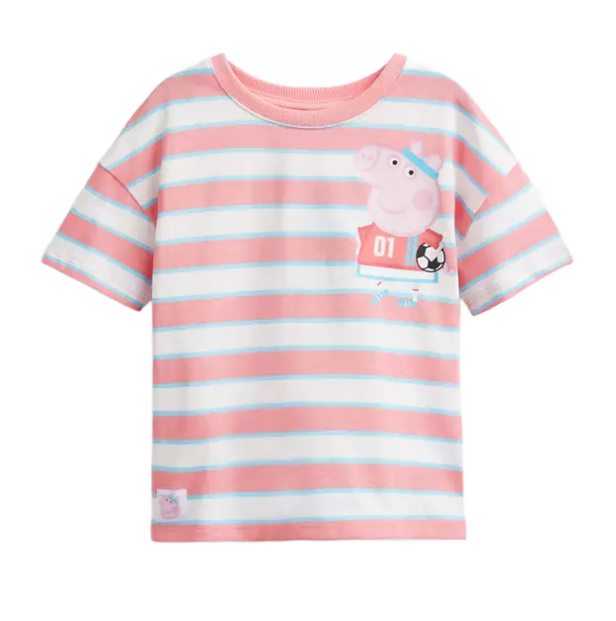 PEPPA PIG Stiped Soccer T-Shirt