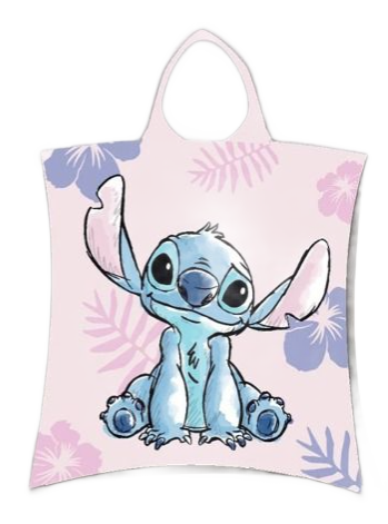 LILO & STITCH Pink Hooded Towel