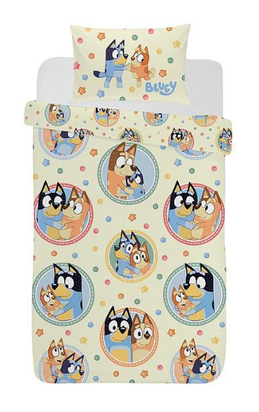 BLUEY Single Bed Quilt Cover Set - Happy