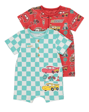 DISNEY CARS 2 Pack Rompers