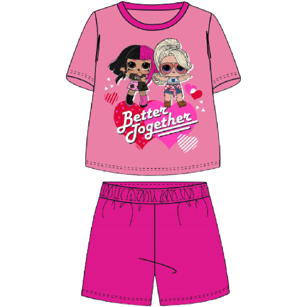 LOL Surprise | Pink Shortie Pyjamas | Little Gecko