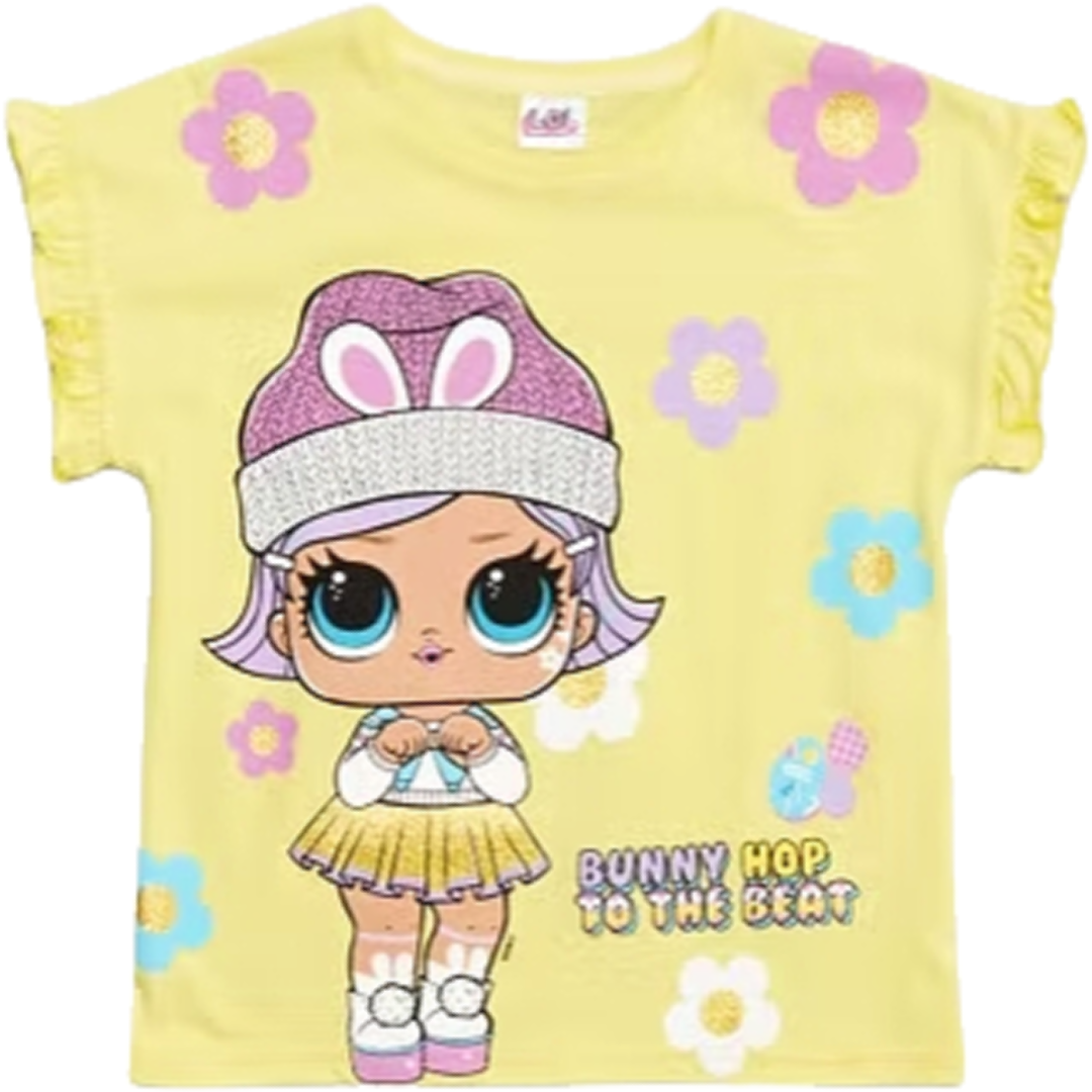 LOL Surprise | Yellow Hop To The Beat T-Shirt | Little Gecko
