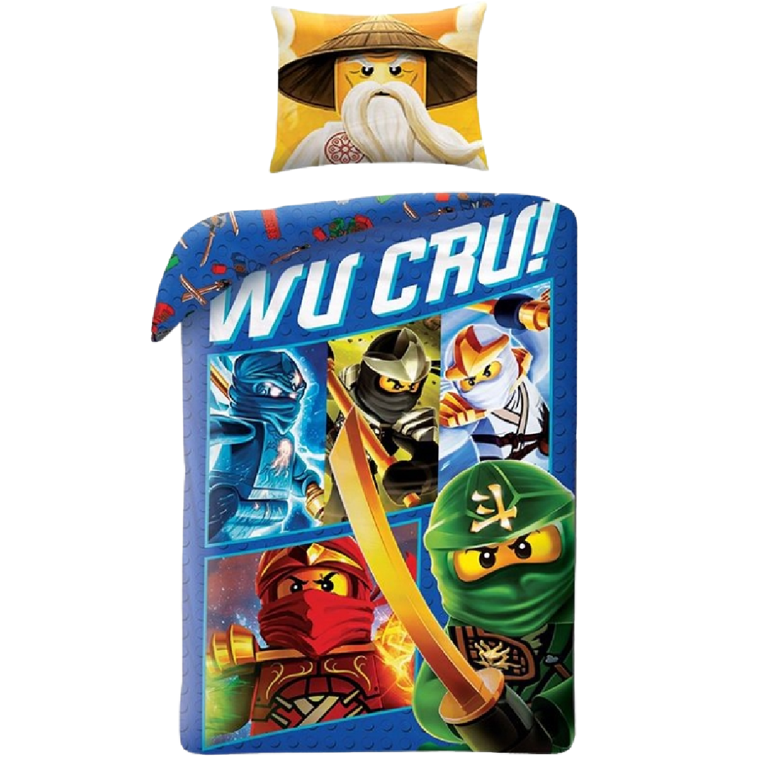 Lego | Ninjago Wu Cru Single Bed Quilt Cover Set | Little Gecko
