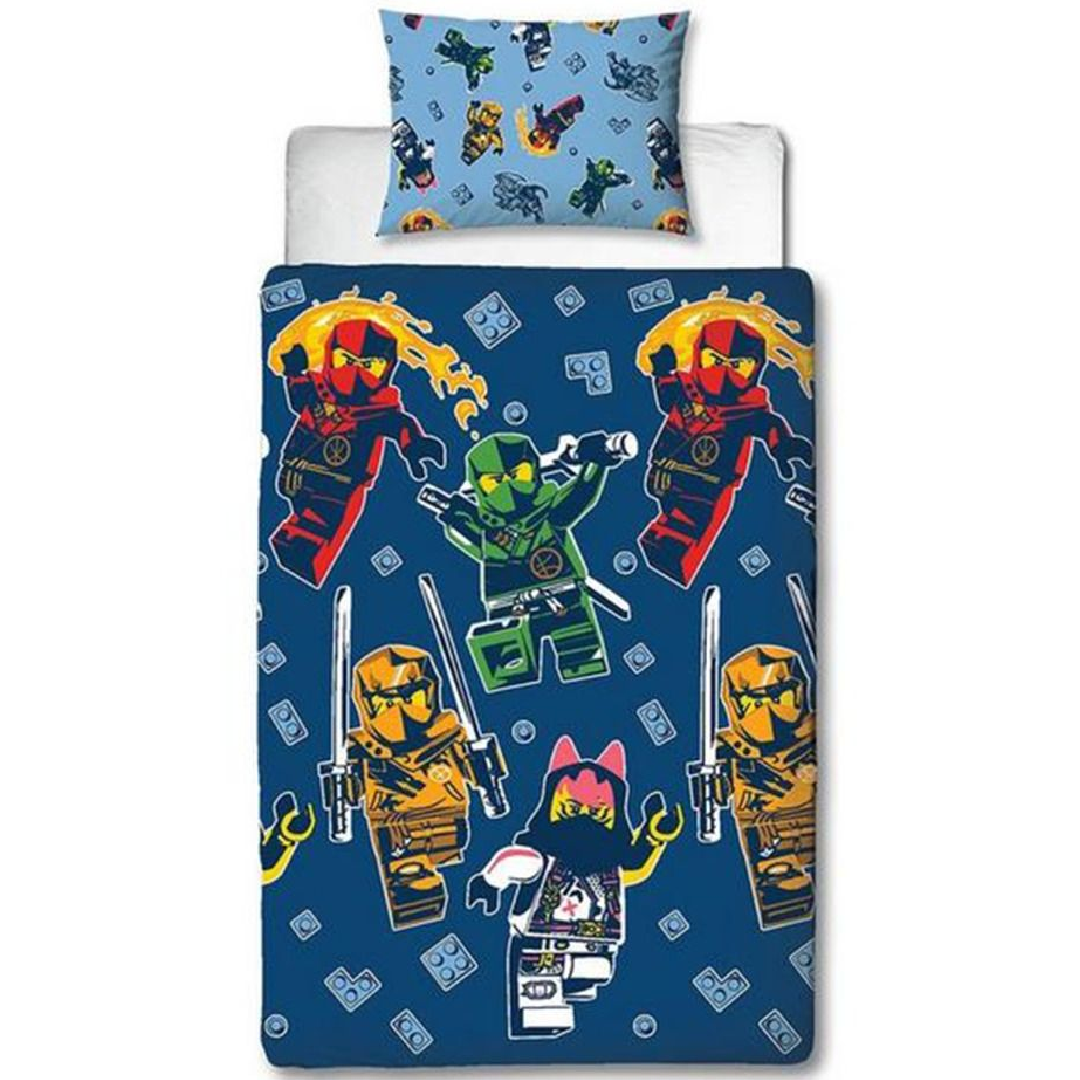 Lego | Ninjago True Single Bed Quilt Cover Set | Little Gecko