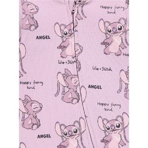 Lilo & Stitch | Lilac Angel Sleepsuit | Little Gecko