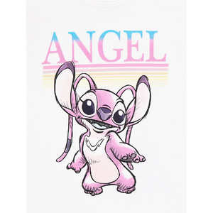Lilo & Stitch | White Angel T-Shirt | Little Gecko