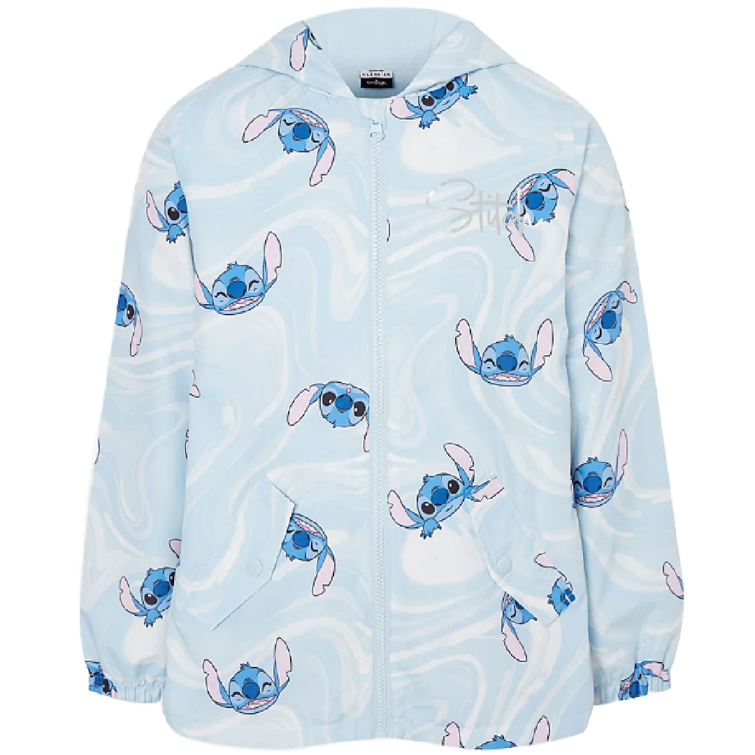 Lilo & Stitch | Lightweight Blue Raincoat | Little Gecko