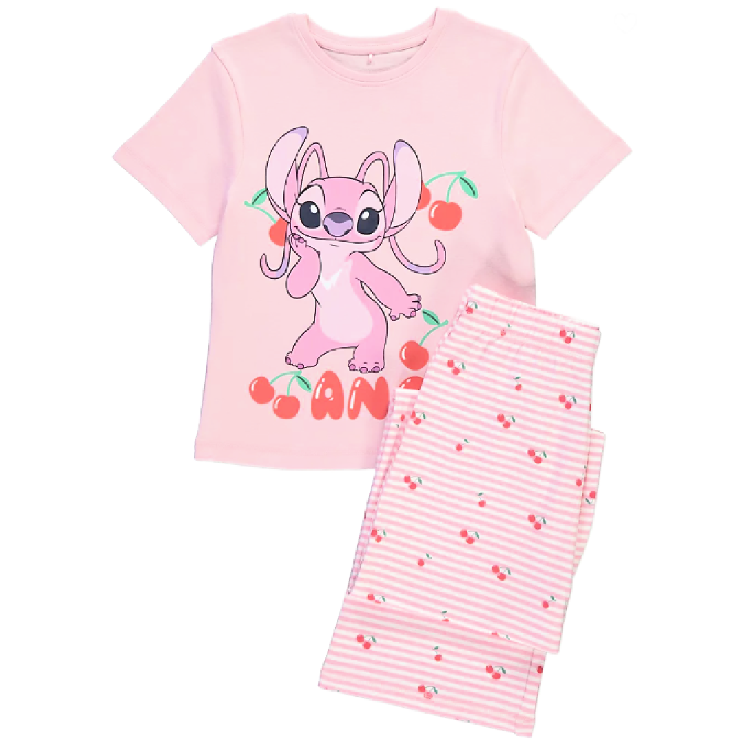 Lilo & Stitch | Angel Cherry Shortie Pyjamas | Little Gecko