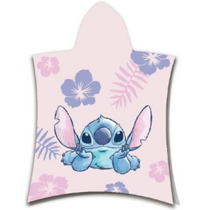 Lilo & Stitch | Hooded Towel - Pink | Little Gecko