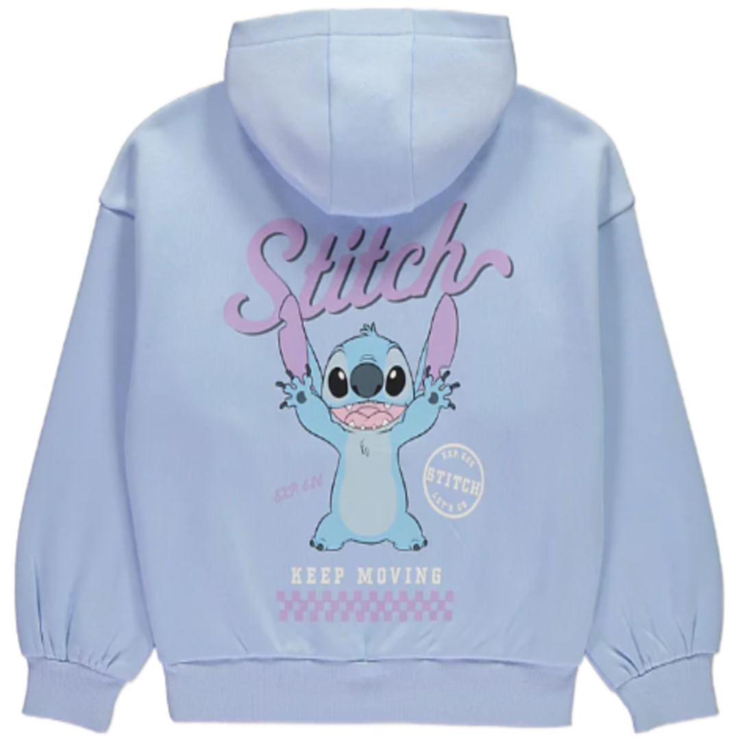 LILO & STITCH Blue Stitch Hooded Sweatshirt