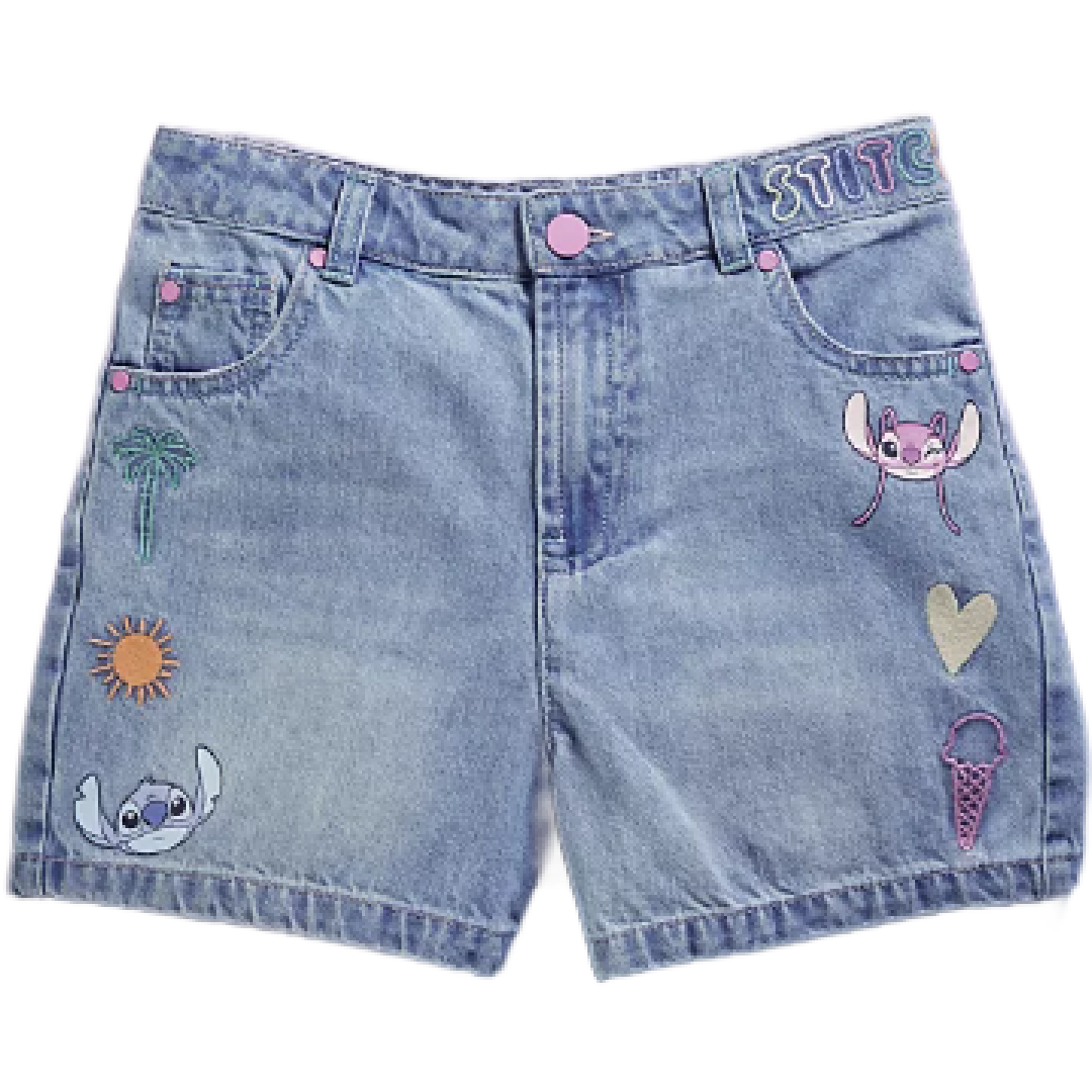 Lilo & Stitch | Denim Shorts | Little Gecko
