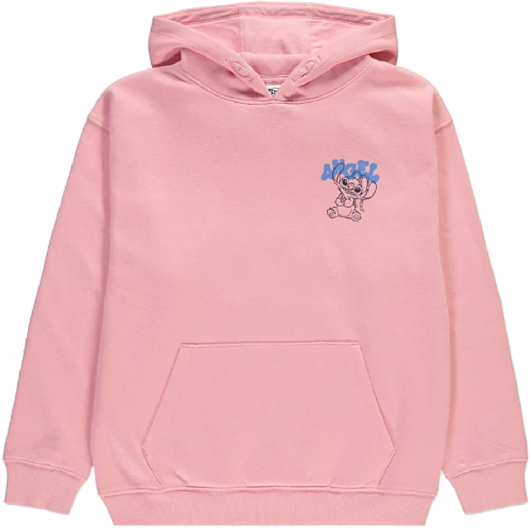 Lilo & Stitch | Pink Angel Hoodie | Little Gecko