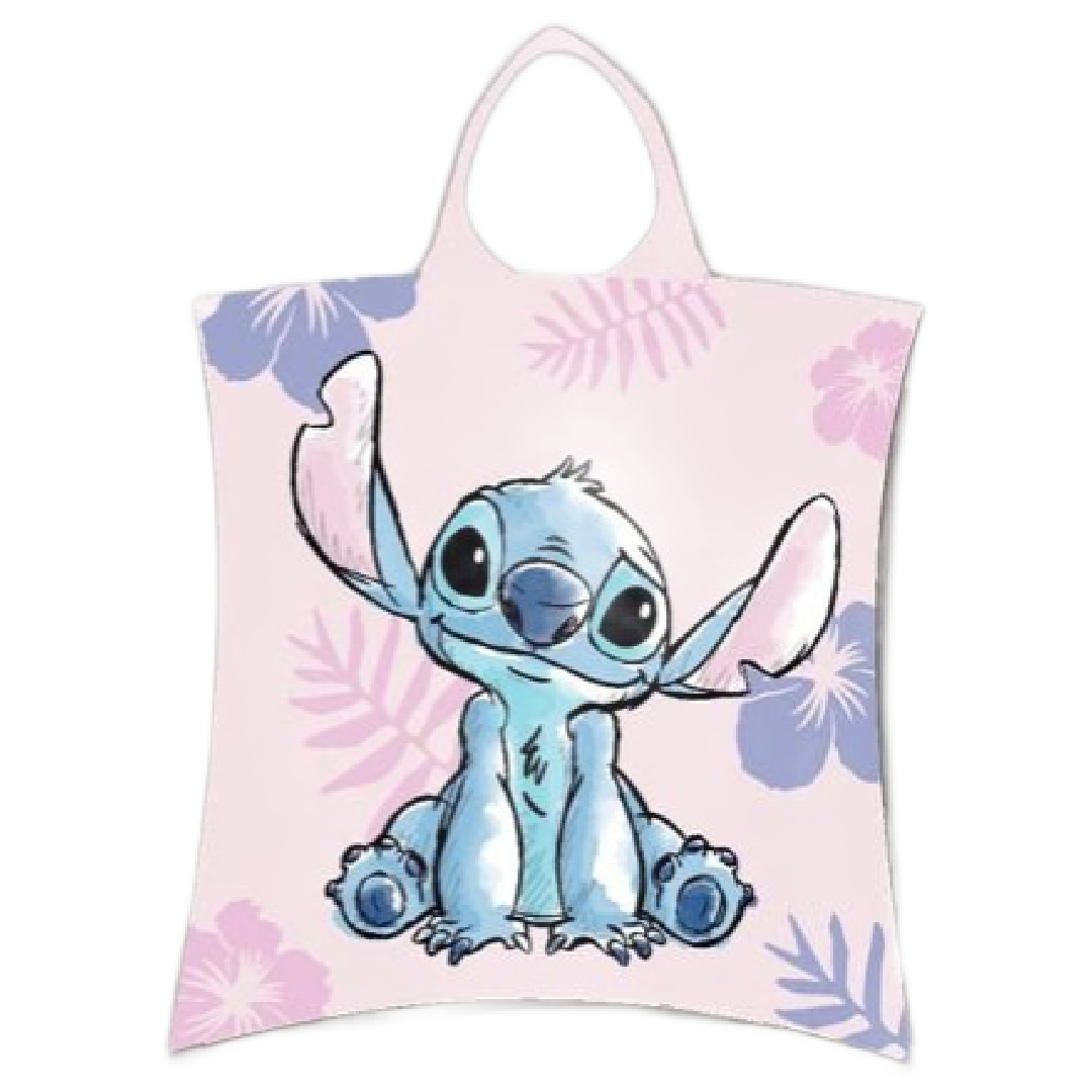 Lilo & Stitch | Hooded Towel - Pink | Little Gecko