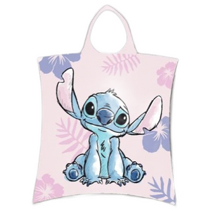 Lilo & Stitch | Hooded Towel - Pink | Little Gecko