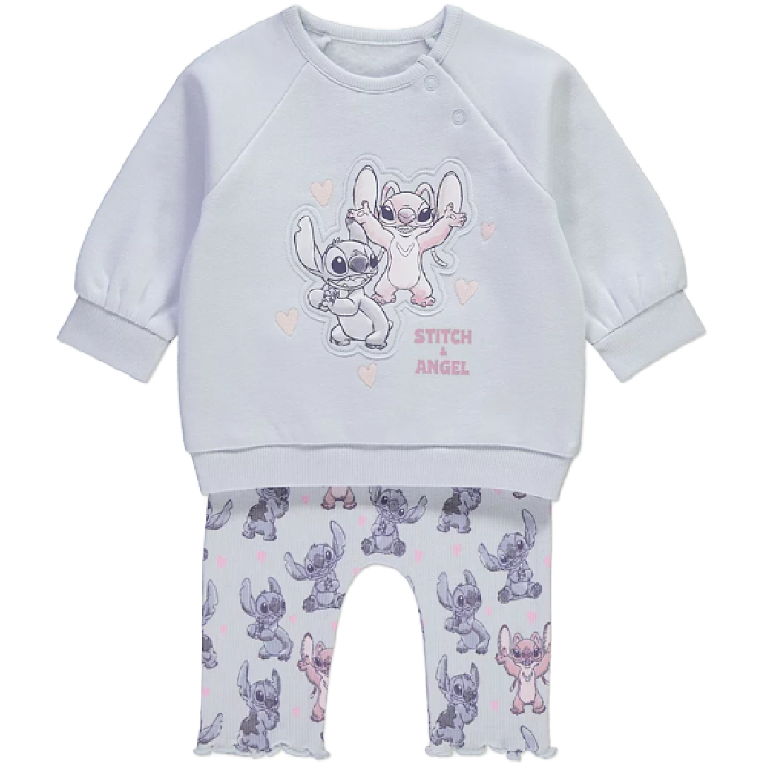 Lilo & Stitch | Blue Sweatshirt & Leggings Set | Little Gecko