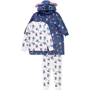 Lilo & Stitch | Blue Long Pyjamas & Socks Set | Little Gecko