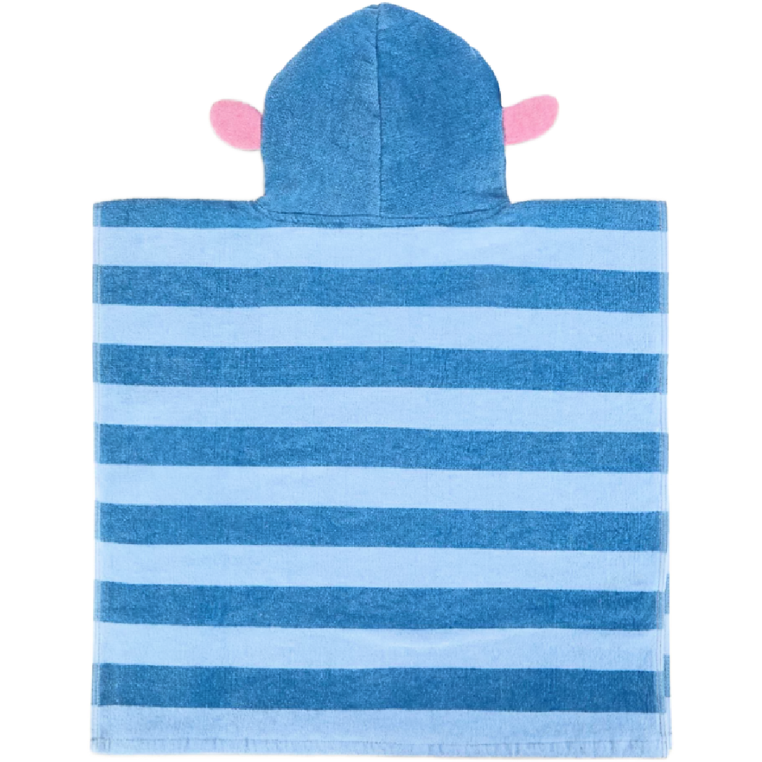 Lilo & Stitch | Hooded Towel - Stitch Stripe | Little Gecko