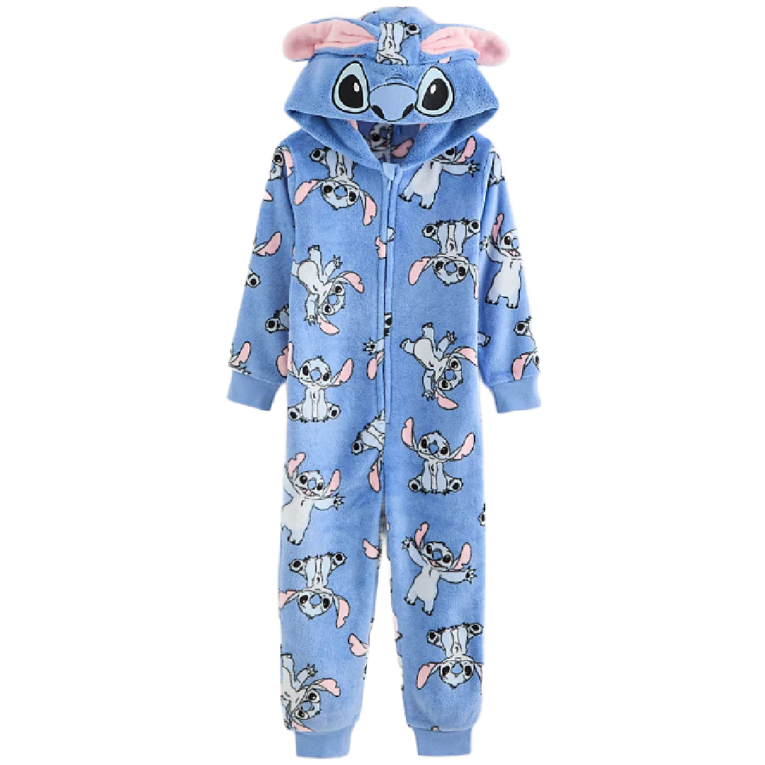 Lilo & Stitch | Blue Fleece All-In-One | Little Gecko