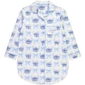 Lilo & Stitch | Blue Long Sleeve Nightie | Little Gecko
