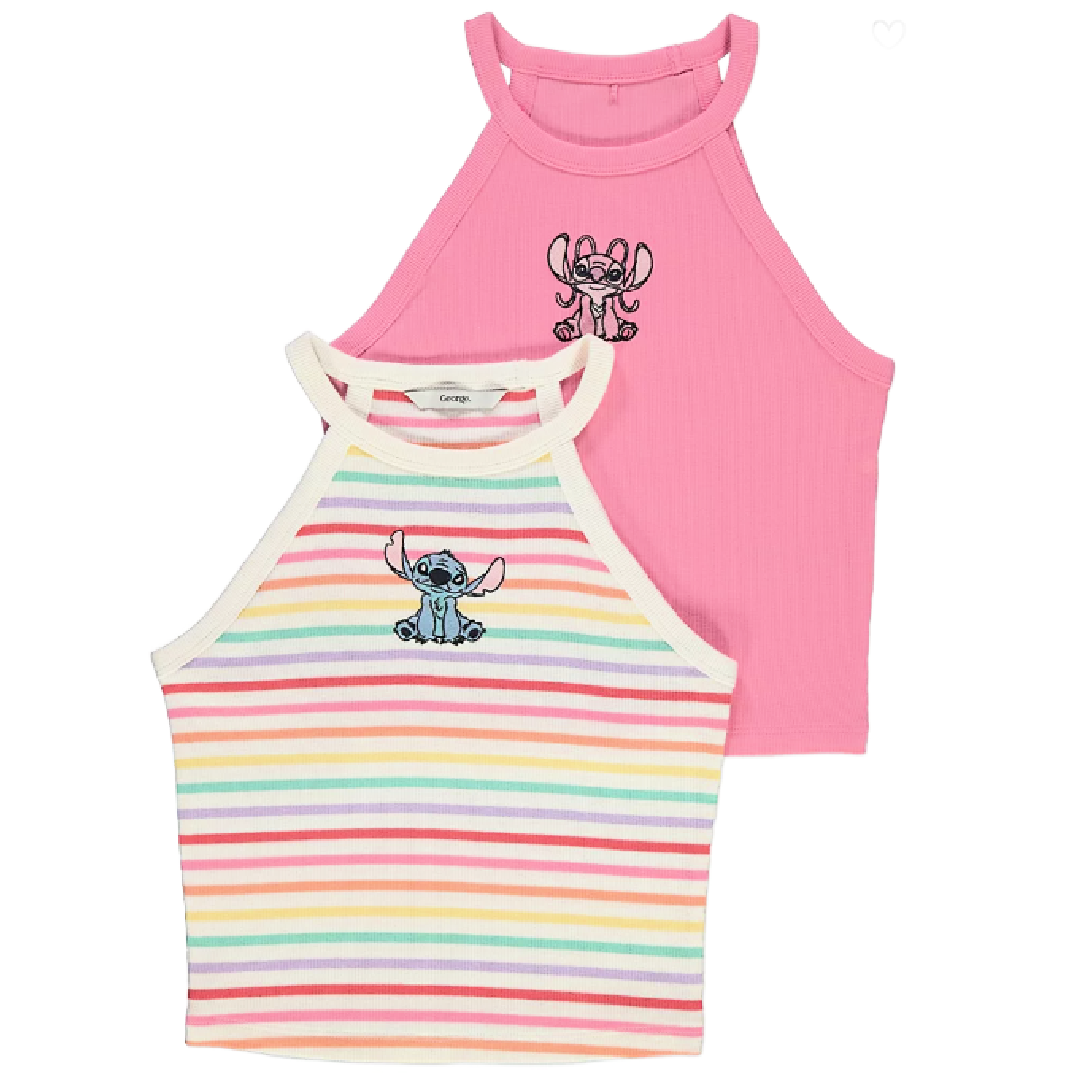 Lilo & Stitch | 2pk Halter Neck Tops | Little Gecko