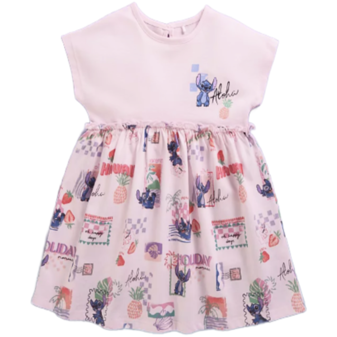 Lilo & Stitch | Pink Aloha Dress | Little Gecko
