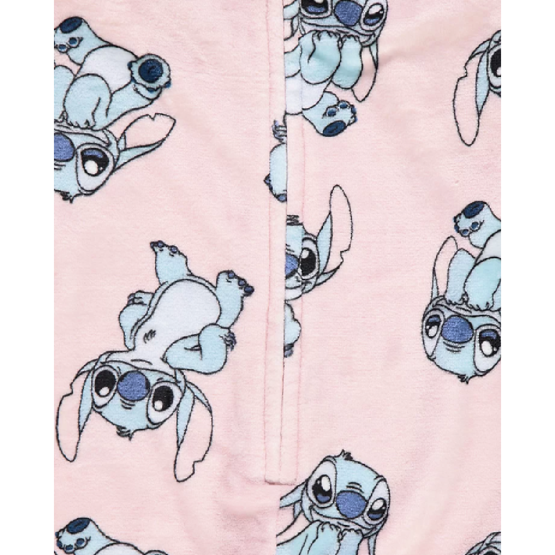 Lilo & Stitch | Pink Fleece All-In-One | Little Gecko