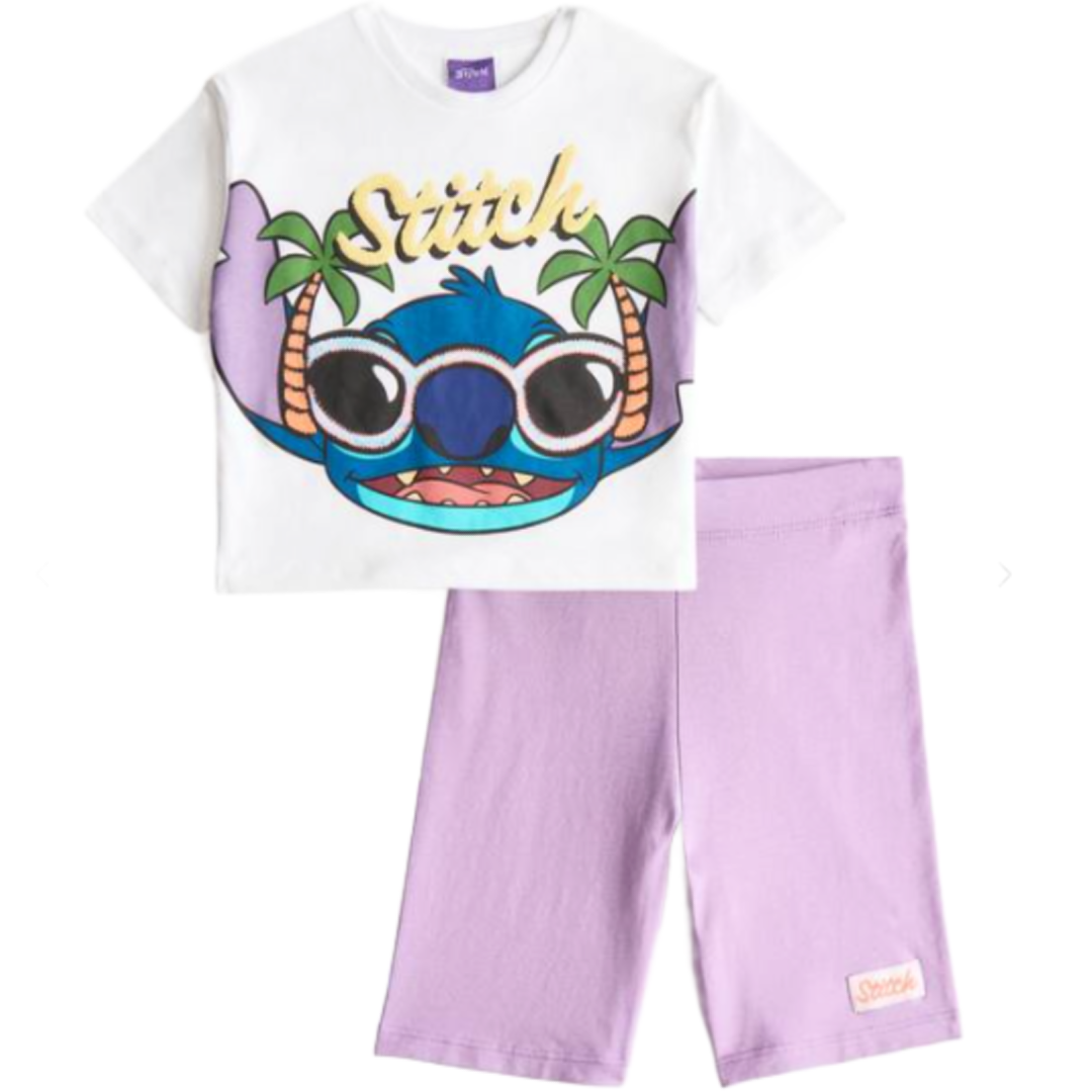 Lilo & Stitch | Tropical T-Shirt & Shorts Set | Little Gecko