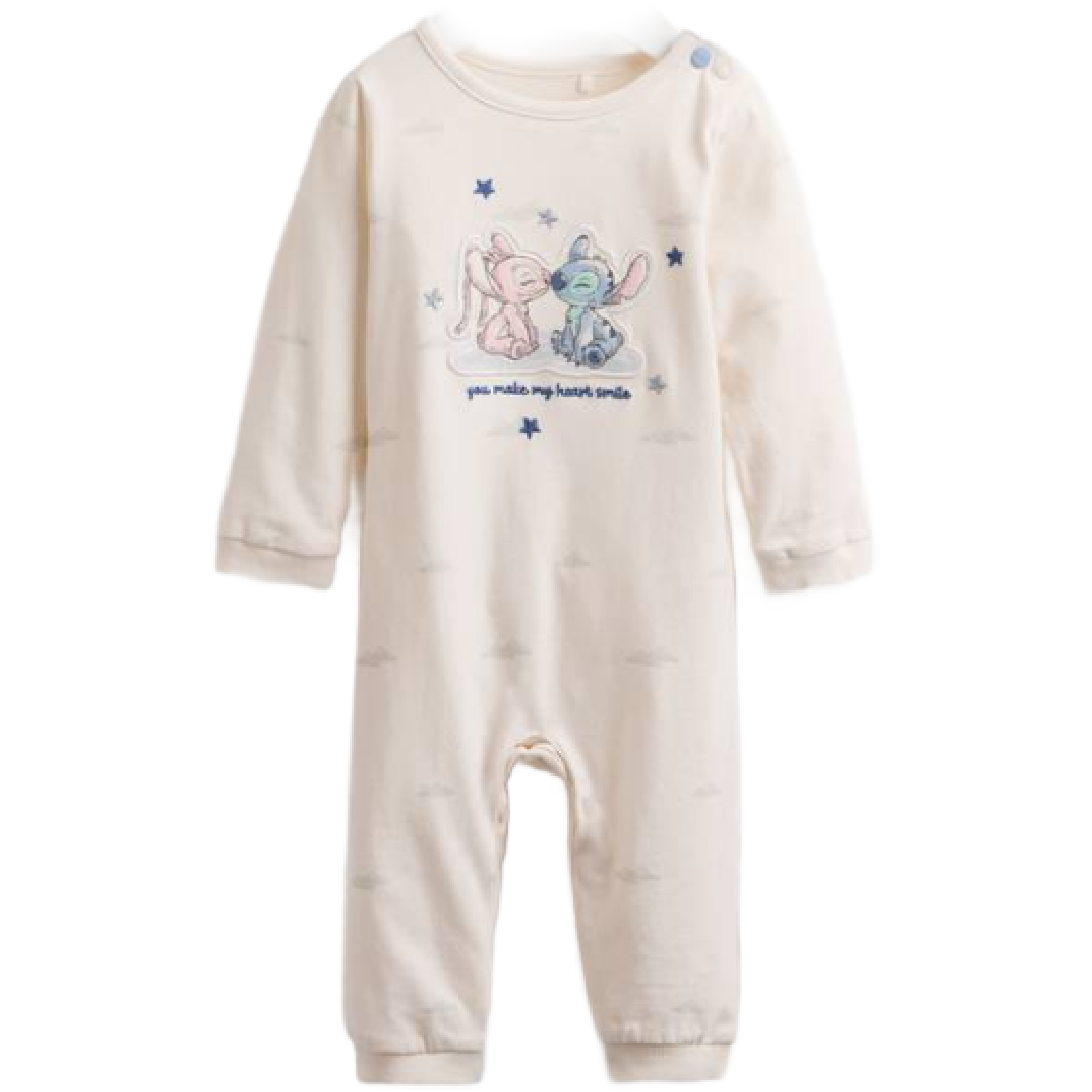 LILO & STITCH Cream Sleepsuit