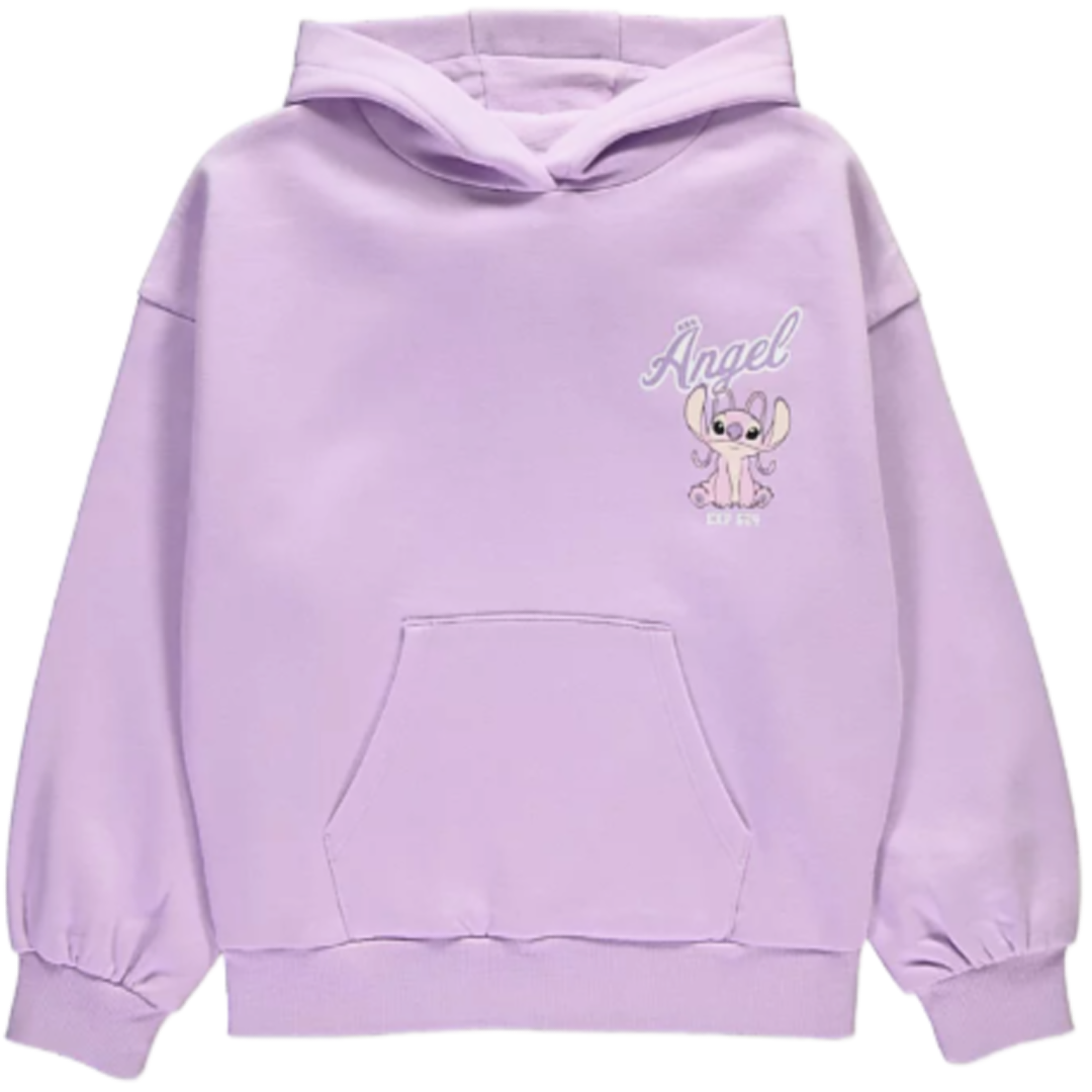 Lilo & Stitch | Lilac Angel Hooded Sweatshirt | Little Gecko