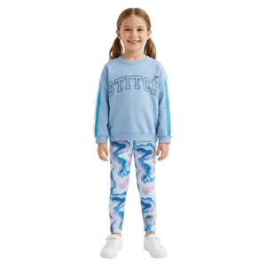 LILO & STITCH Blue Sweatshirt & Leggings Set