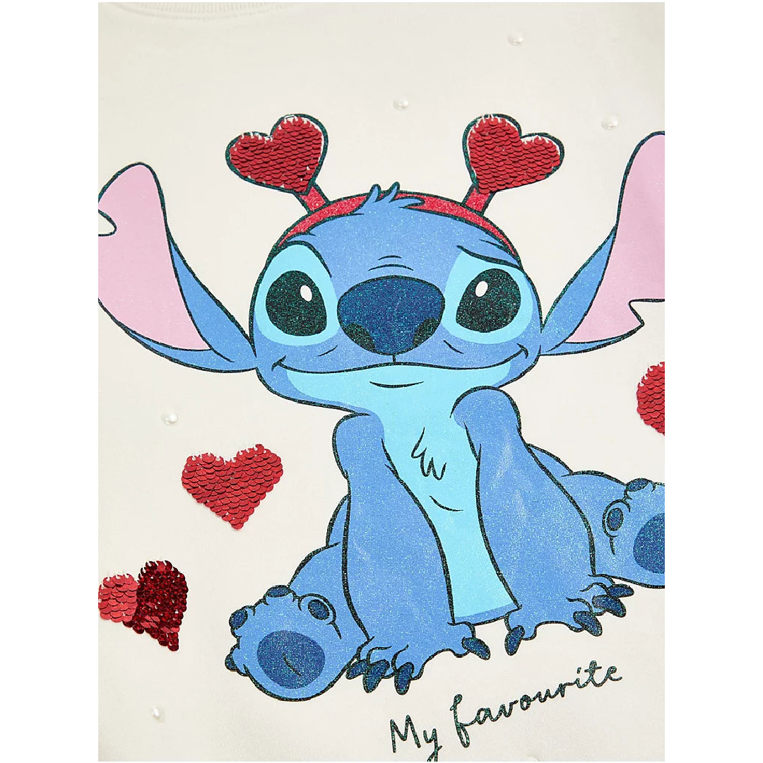 Lilo & Stitch | Cream Sweatshirt & Leggings Set | Little Gecko