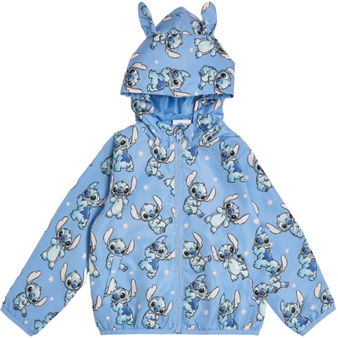 Lilo & Stitch | Lightweight Blue Raincoat | Little Gecko
