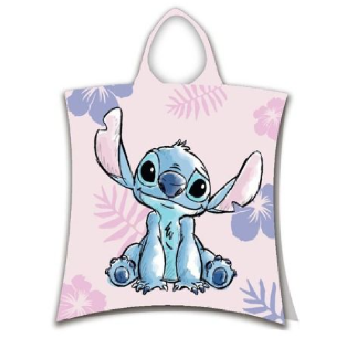 Lilo & Stitch | Hooded Towel - Pink | Little Gecko