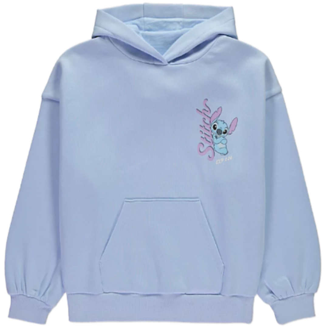 LILO & STITCH Blue Stitch Hooded Sweatshirt