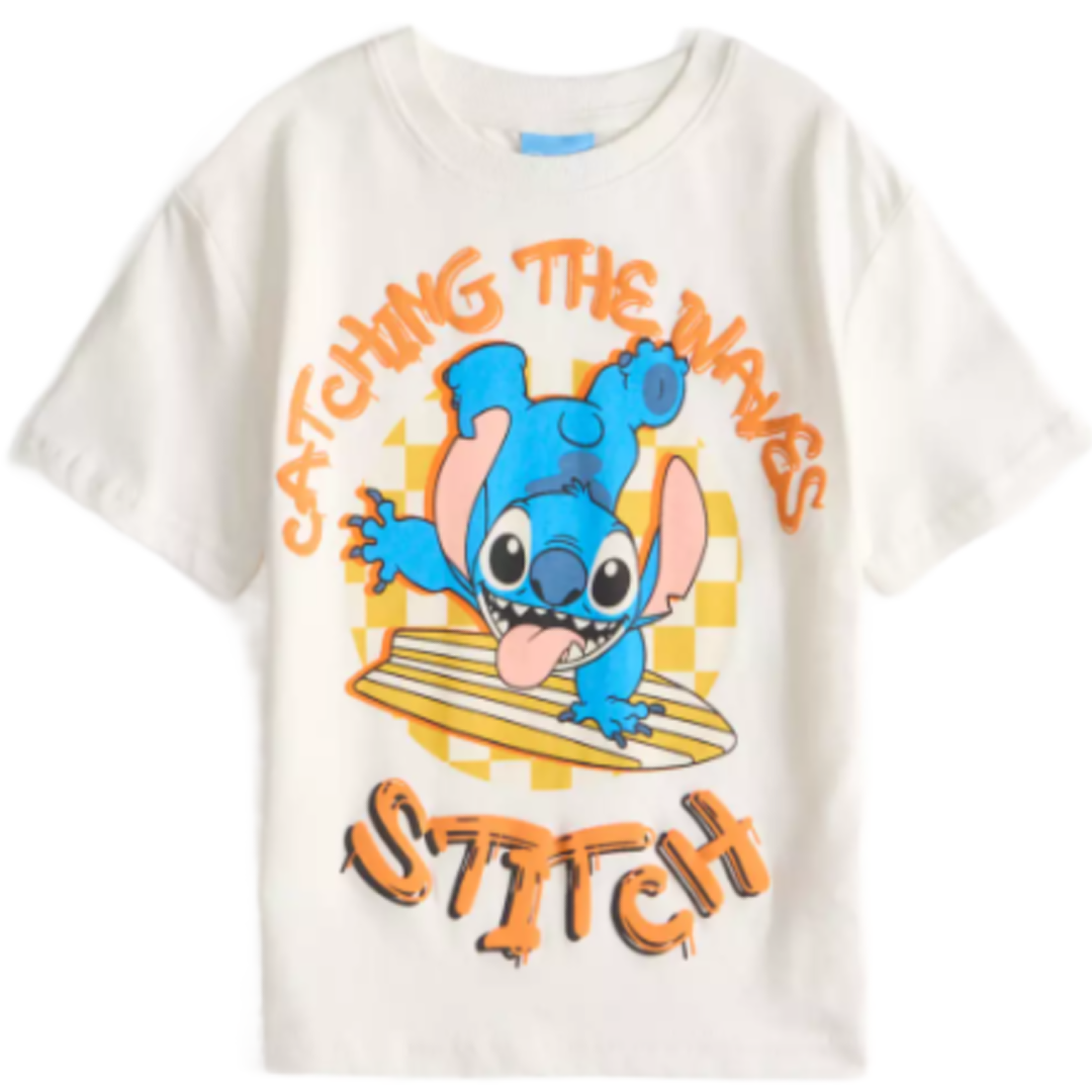 Lilo & Stitch | Waves T-Shirt | Little Gecko