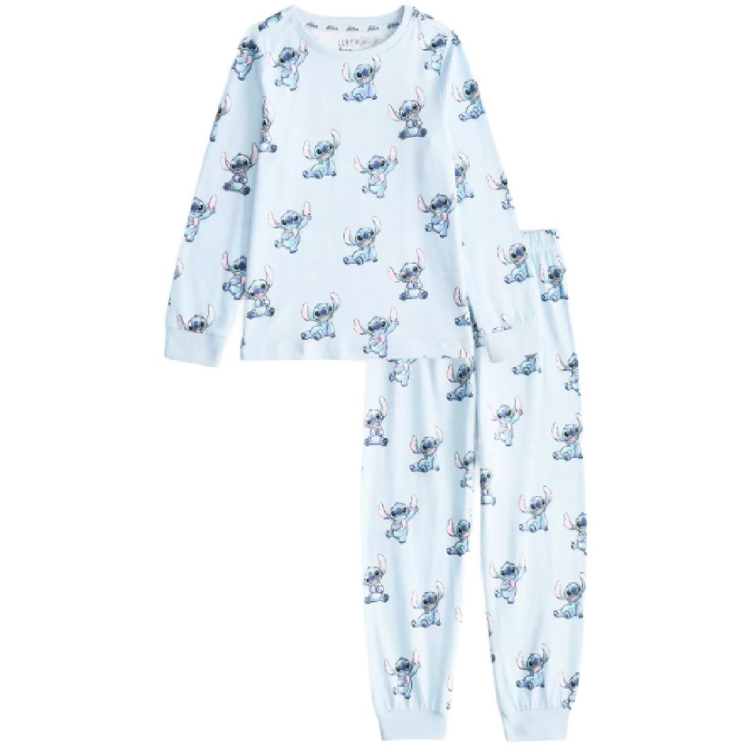 Lilo & Stitch | Blue Long Pyjamas | Little Gecko