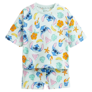 LILO & STITCH Mint Tropical Shortie Pyjama Set
