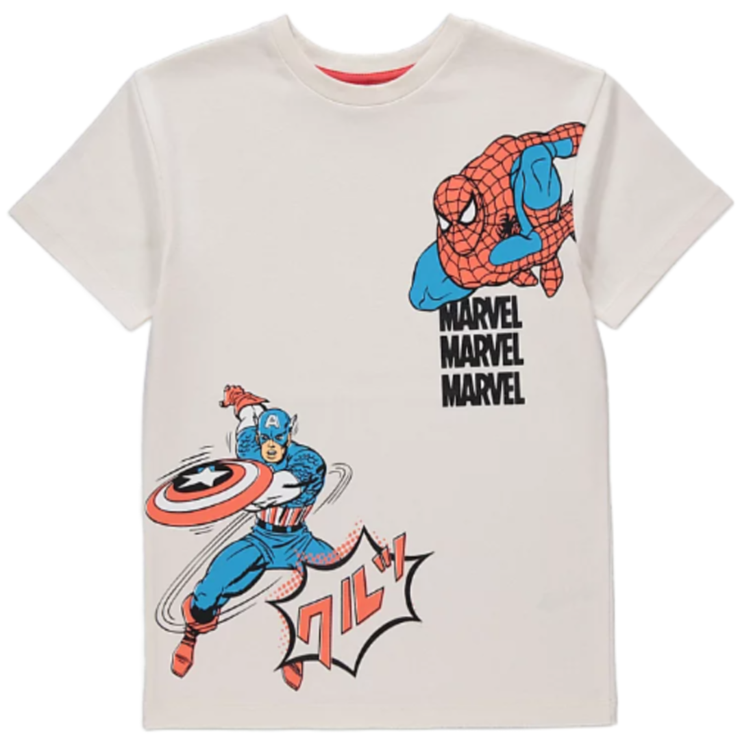 Marvel Comics | Cream T-Shirt | Little Gecko
