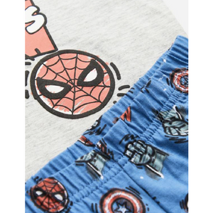 Marvel Comics | Grey/Blue Pyjamas | Little Gecko