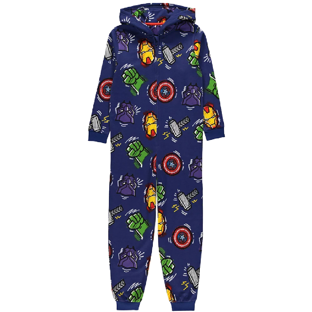 Marvel Comics | Navy All-In-One | Little Gecko