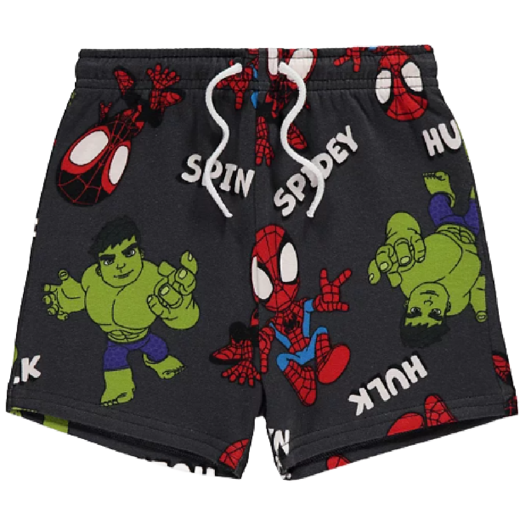 MARVEL COMICS Charcoal Shorts