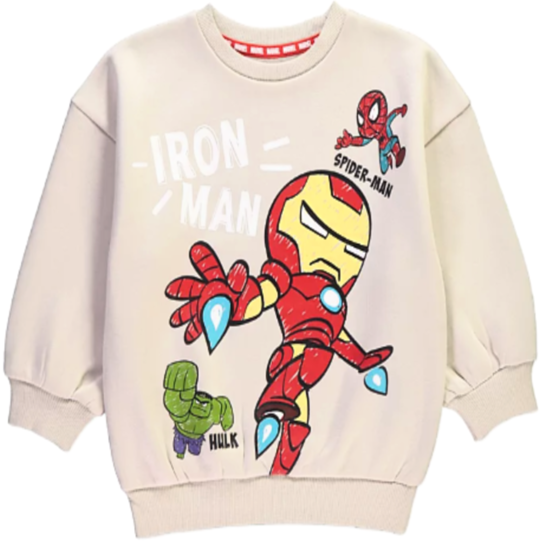 Marvel Comics | Iron Man Sweatshirt | Little Gecko