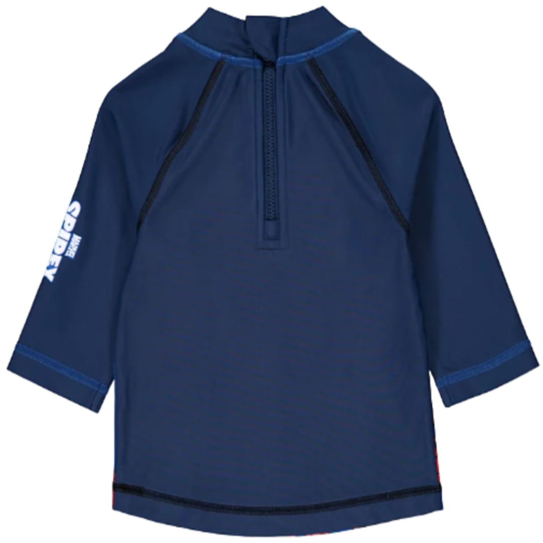 Marvel Comics | Navy Rashie Swim Top | Little Gecko